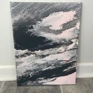 Custom pour paint decorative art